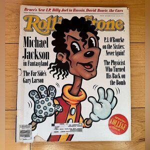 Vintage Rolling Stone Magazine #509 Michael Jackson PJ O'Rourke Gary Larson 1987
